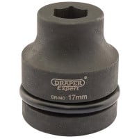 Draper Expert 05098 - Draper Expert 05098 - Expert 17mm 1" Square Drive Hi-Torq® 6 Point Impact Soc