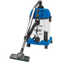 Draper 20529 - Draper 20529 - 30L Wet and Dry Vacuum Cleaner with Stainless Steel Tank and