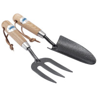 Draper 83776 - Draper 83776 - Carbon Steel Heavy Duty Hand Fork and Trowel Set with Ash Handles (2 Piece)