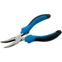 Draper 12540 - Draper 12540 - 125mm Soft Grip Bent Nose Mini Pliers