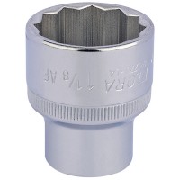 24492 - 1.1/8" 1/2" Square Drive Elora Bi-Hexagon Socket