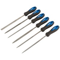 Draper 83982 - Draper 83982 - 140mm Soft Grip Needle File Set (6 Piece)