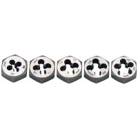 Draper 79198 - Draper 79198 - Metric Hexagon Die Nut Set (5 Piece)