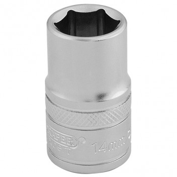 Draper Expert 16604 - 1/2" Square Drive 6 Point Metric Socket (14mm)