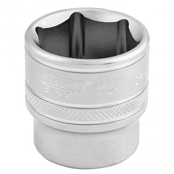 Draper Expert 16547 - 3/8" Square Drive 6 Point Metric Socket (22mm)