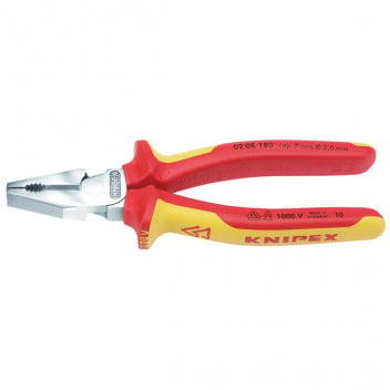 Draper 49168 - Knipex 180mm Fully Insulated High Leverage Combination Plier