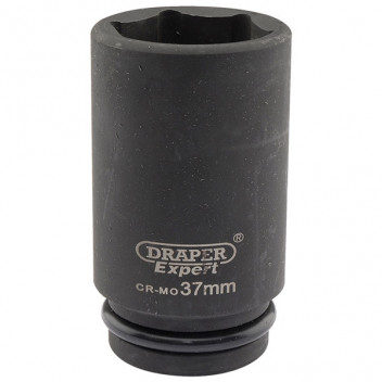 Draper Expert 05068 - Expert 37mm 3/4" Square Drive Hi-Torq&#174; 6 Point Deep Imp