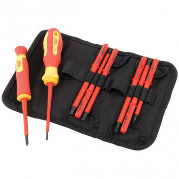 Draper Expert 05721 - Ergo Plus&#174; VDE Screwdriver Set with Interchangeable Blades (10 Piece)