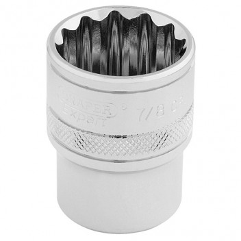 Draper Expert 33661 - 1/2" Square Drive Hi-Torq&#174; 12 Point Socket (7/8")