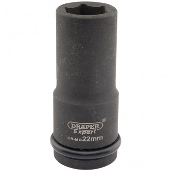 Draper Expert 05054 - Expert 22mm 3/4" Square Drive Hi-Torq&#174; 6 Point Deep Imp