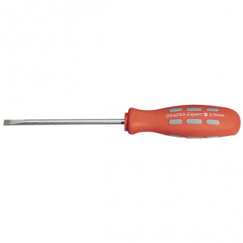 Draper Expert 67853 - 100mm x 5.0mm Plain Slot Parallel Tip Mechanics Screwdriver