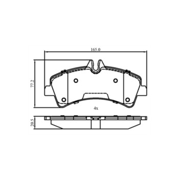 PPF 21517 - Brake Pad Set (Rear)