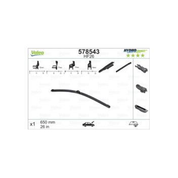 Valeo 578543 - Wiper Blade (Front Drivers Side)