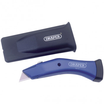 Draper 55059 - Heavy Duty Retractable Trimming Knife with Quick Change Blad