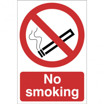 Draper 72165 - 'No Smoking' Prohibition Sign