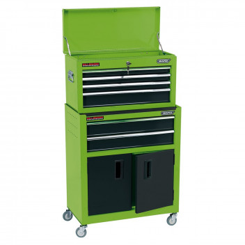 Draper 19566 - 24" Combined Roller Cabinet and Tool Chest (6 Drawer)