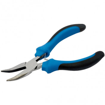 Draper 12540 - 125mm Soft Grip Bent Nose Mini Pliers