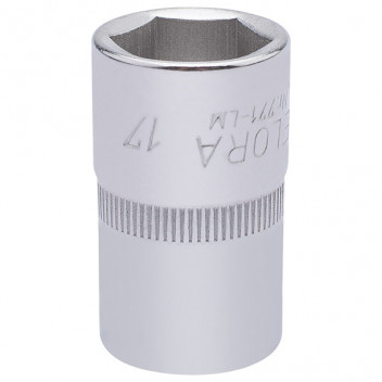 15306 - 17mm 1/2" Square Drive Elora Hexagon Socket