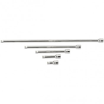 Draper Expert 16768 - 3/8" Square Drive Satin Chrome Wobble Extension Bar Set (5 P