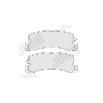 Jurid 572188J - Brake Pad Set (Rear)