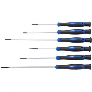 Draper 28119 - Extra Long Precision Screwdriver Set (6 Piece)