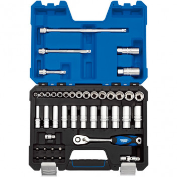 Draper Expert 16480 - 3/8" Sq. Dr. Metric Socket Set (42 Piece)