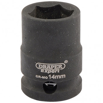 Draper Expert 06874 - Expert 14mm 3/8" Square Drive Hi-Torq&#174; 6 Point Impact S