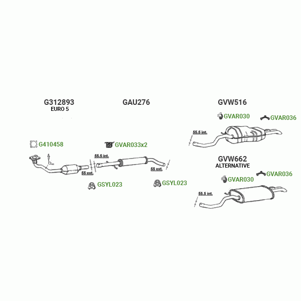 GT Exhausts GT210140 - Exhaust System