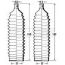 First Line FSG3375 - Steering Rack Boot Kit (Front Left Hand+Right Hand)
